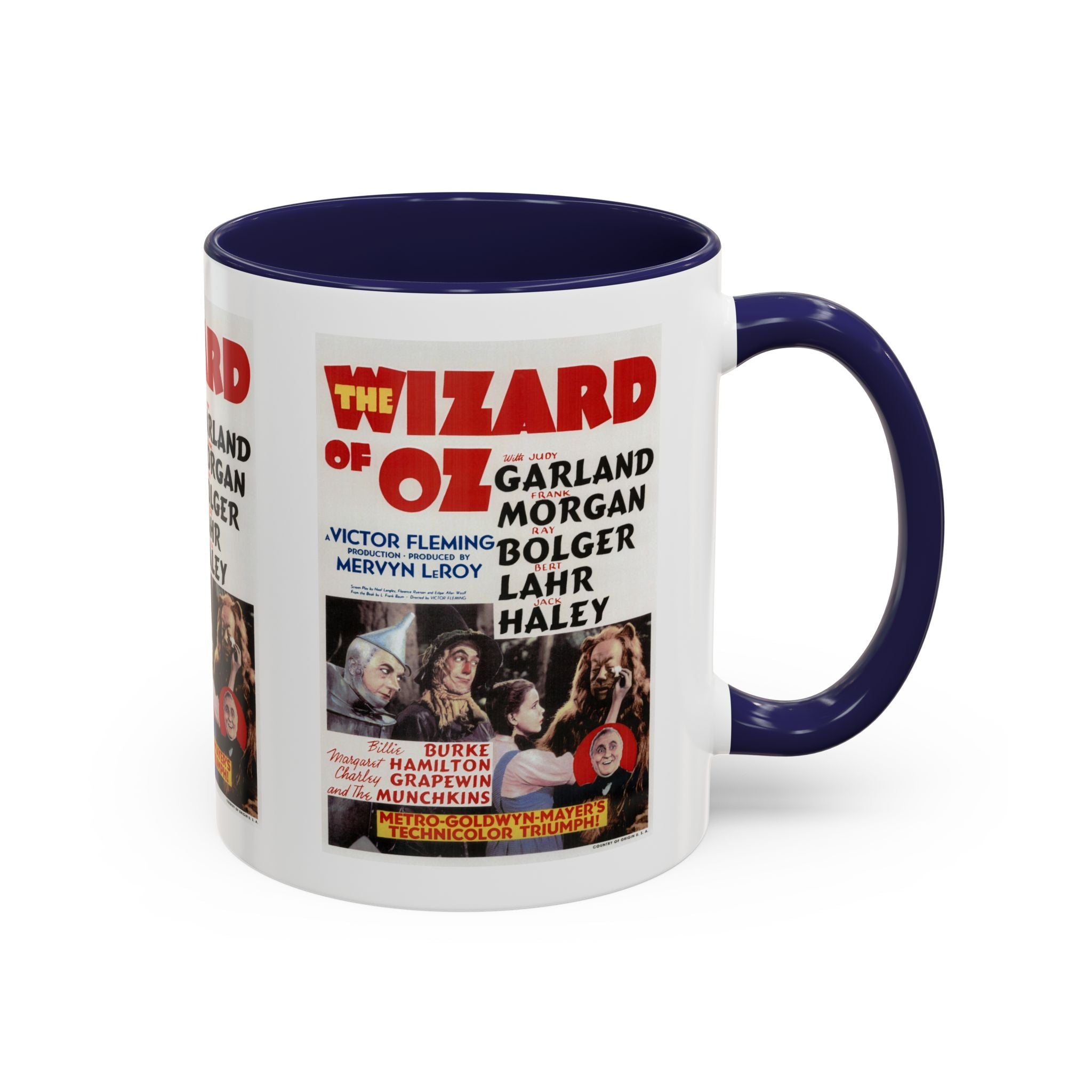 Cult Classic Movie Poster Art Accent Coffee Mug (11, 15oz) - Wizard Of Oz Original Poster 1939 - POPvault