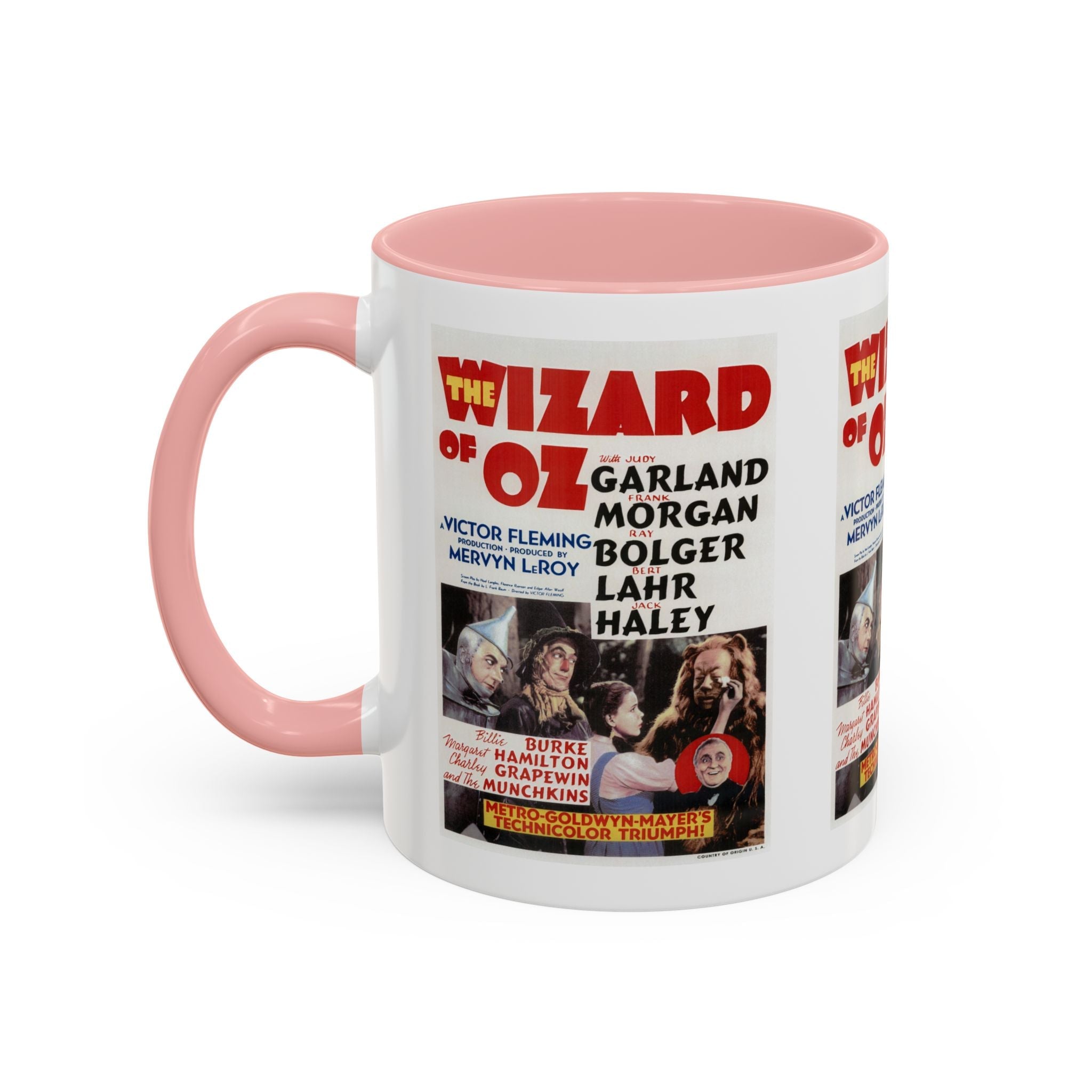 Cult Classic Movie Poster Art Accent Coffee Mug (11, 15oz) - Wizard Of Oz Original Poster 1939 - POPvault