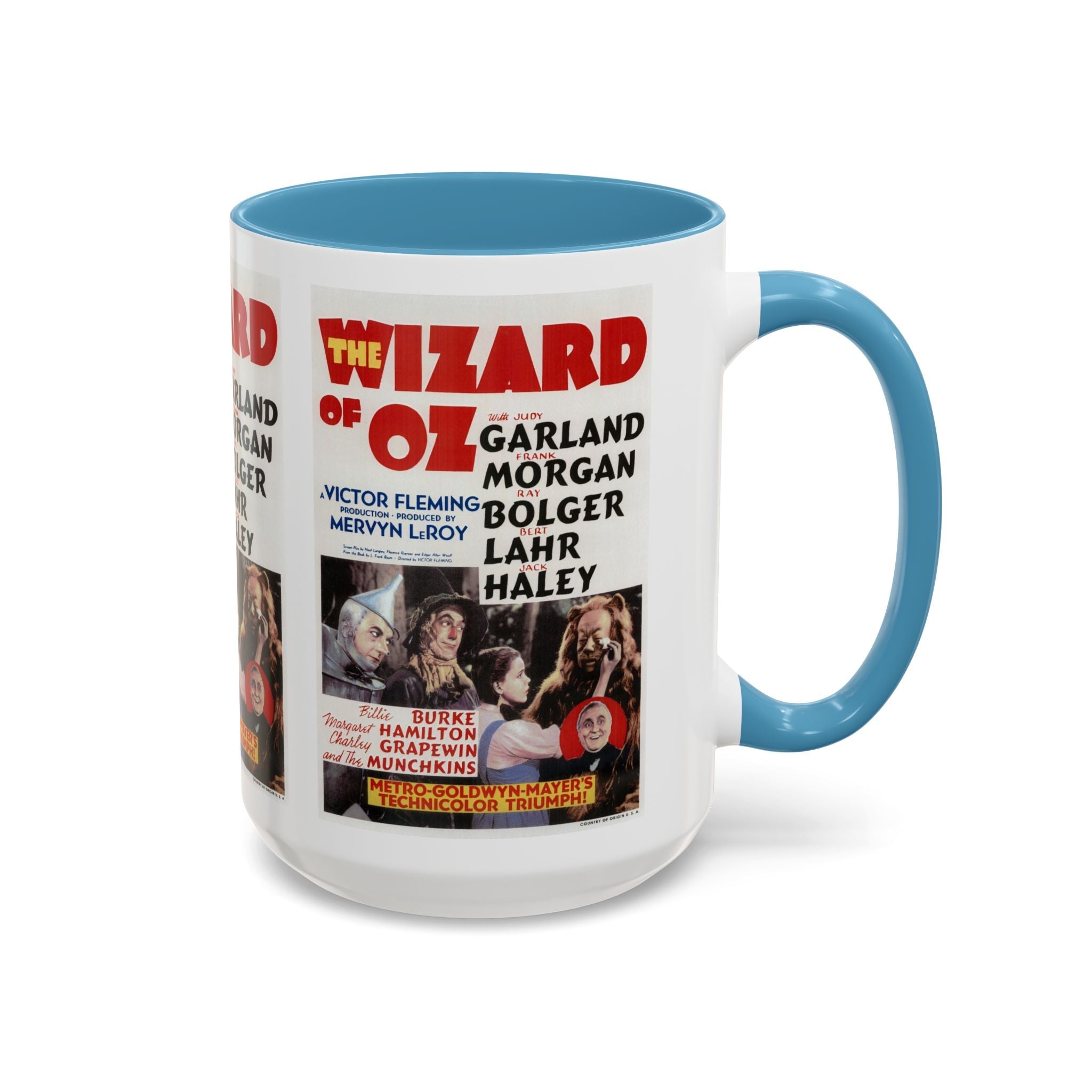 Cult Classic Movie Poster Art Accent Coffee Mug (11, 15oz) - Wizard Of Oz Original Poster 1939 - POPvault