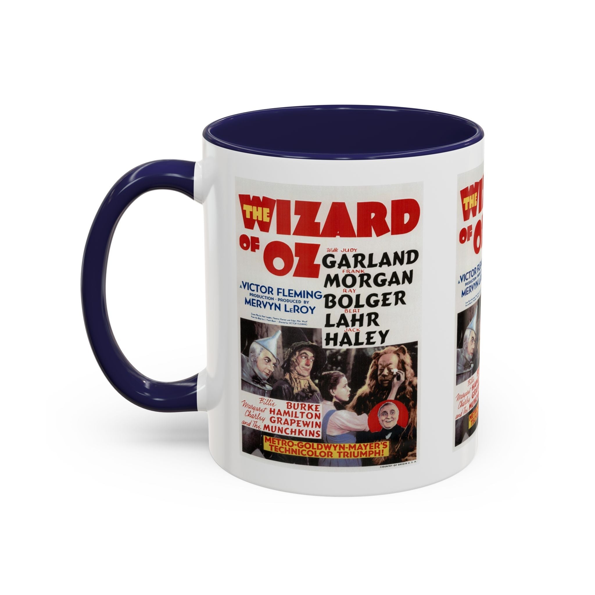 Cult Classic Movie Poster Art Accent Coffee Mug (11, 15oz) - Wizard Of Oz Original Poster 1939 - POPvault