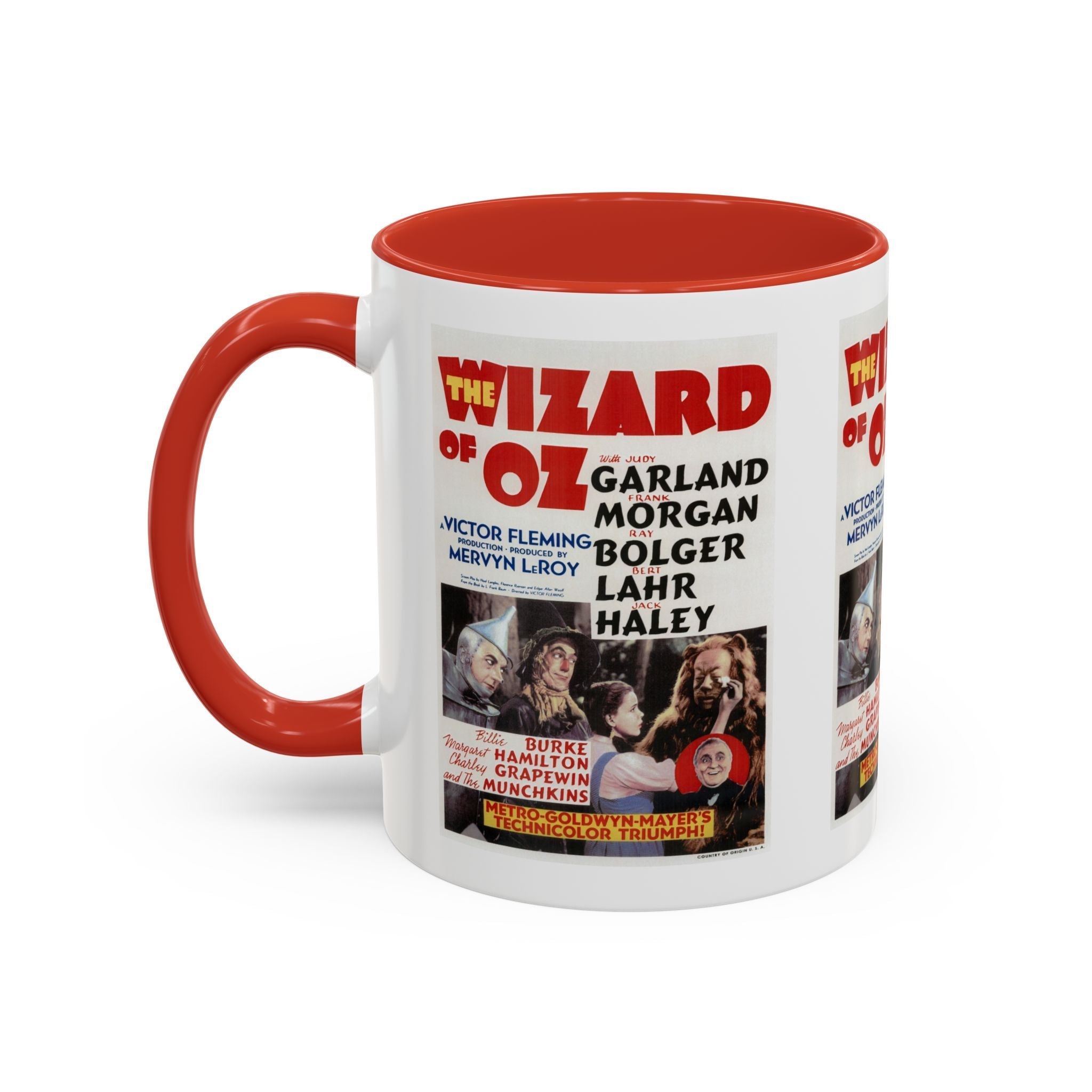 Cult Classic Movie Poster Art Accent Coffee Mug (11, 15oz) - Wizard Of Oz Original Poster 1939 - POPvault