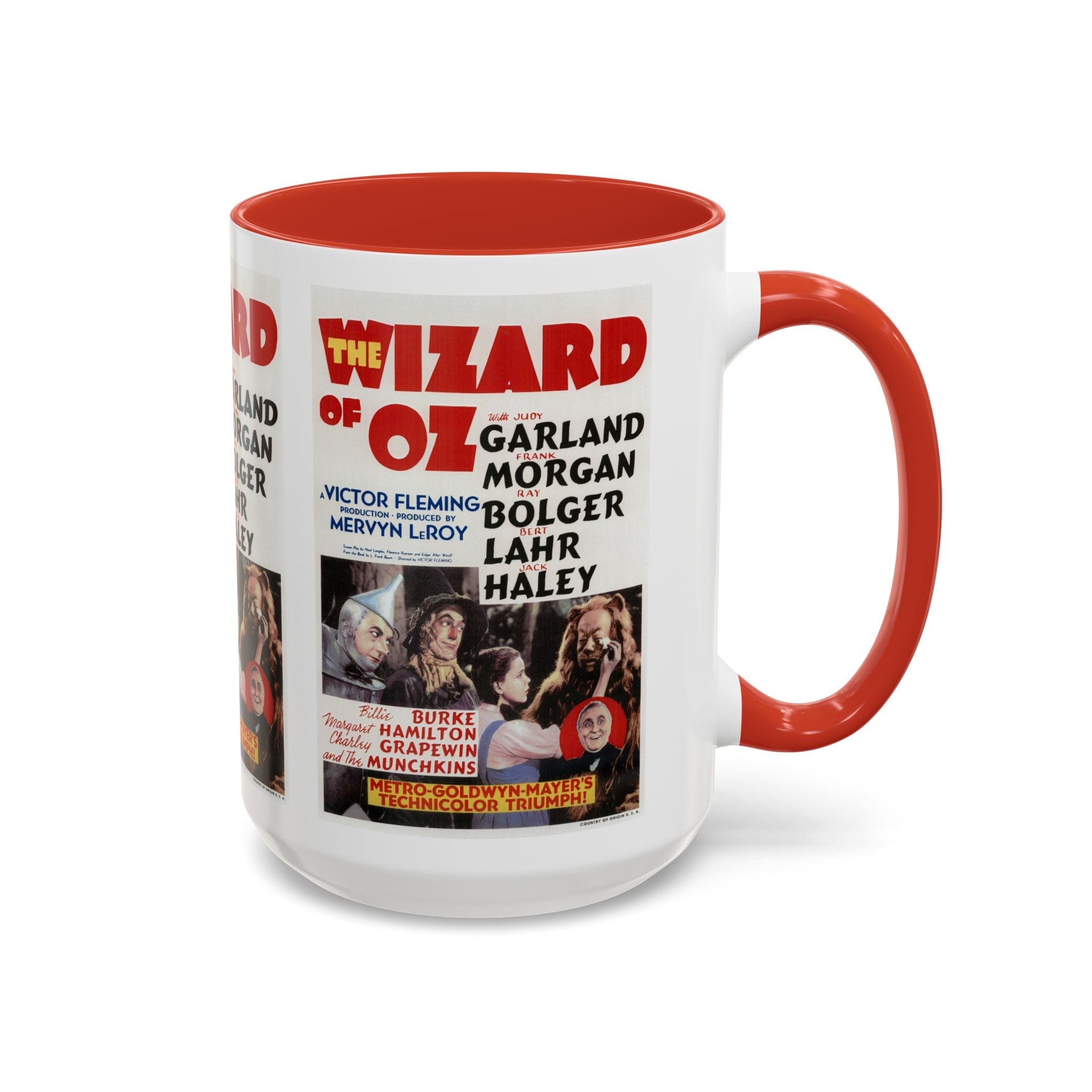 Cult Classic Movie Poster Art Accent Coffee Mug (11, 15oz) - Wizard Of Oz Original Poster 1939 - POPvault