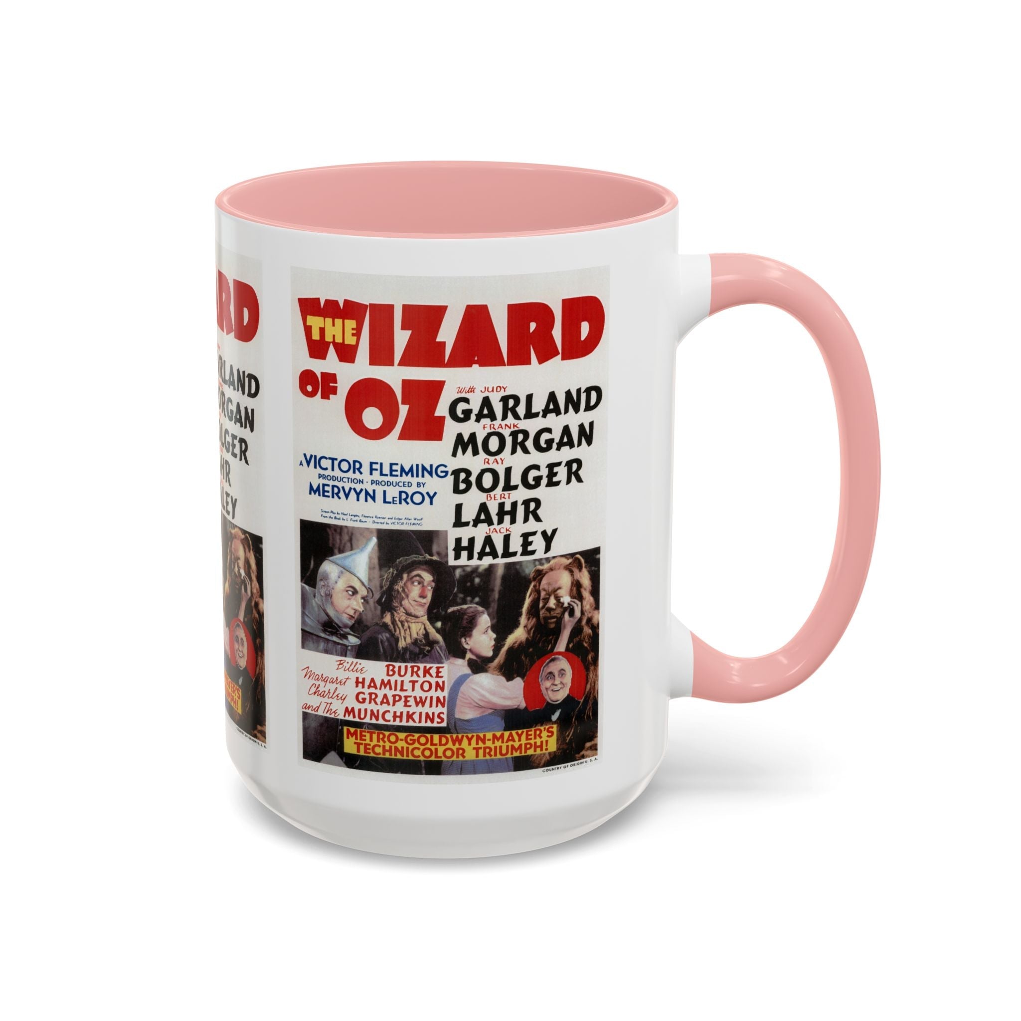 Cult Classic Movie Poster Art Accent Coffee Mug (11, 15oz) - Wizard Of Oz Original Poster 1939 - POPvault