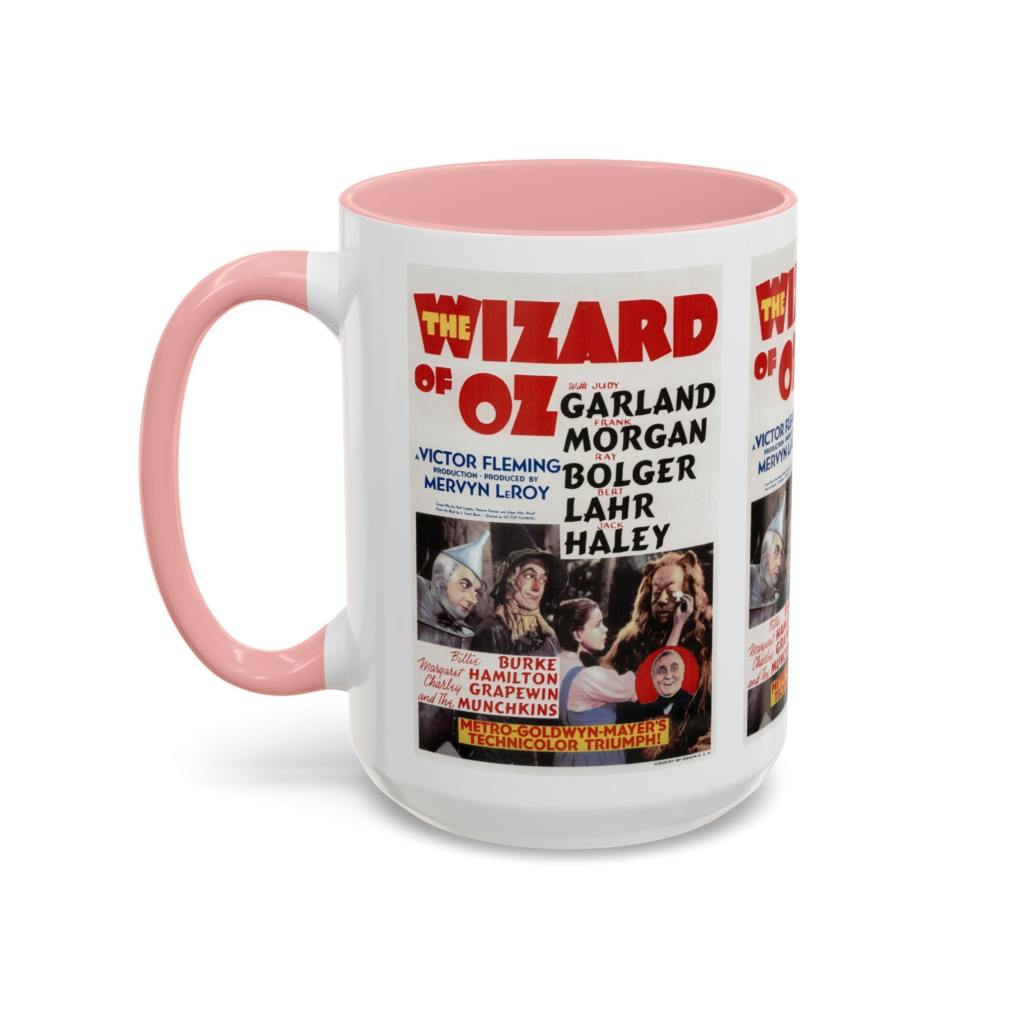 Cult Classic Movie Poster Art Accent Coffee Mug (11, 15oz) - Wizard Of Oz Original Poster 1939 - POPvault