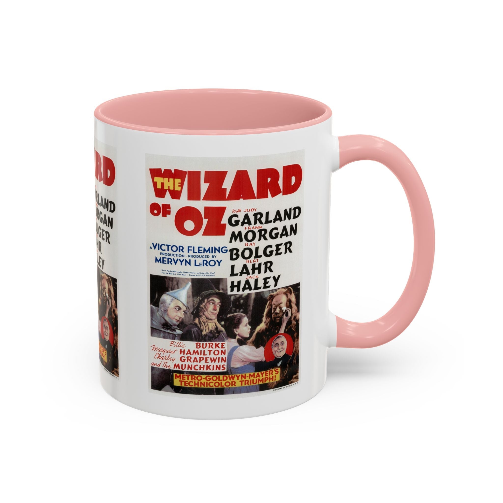 Cult Classic Movie Poster Art Accent Coffee Mug (11, 15oz) - Wizard Of Oz Original Poster 1939 - POPvault