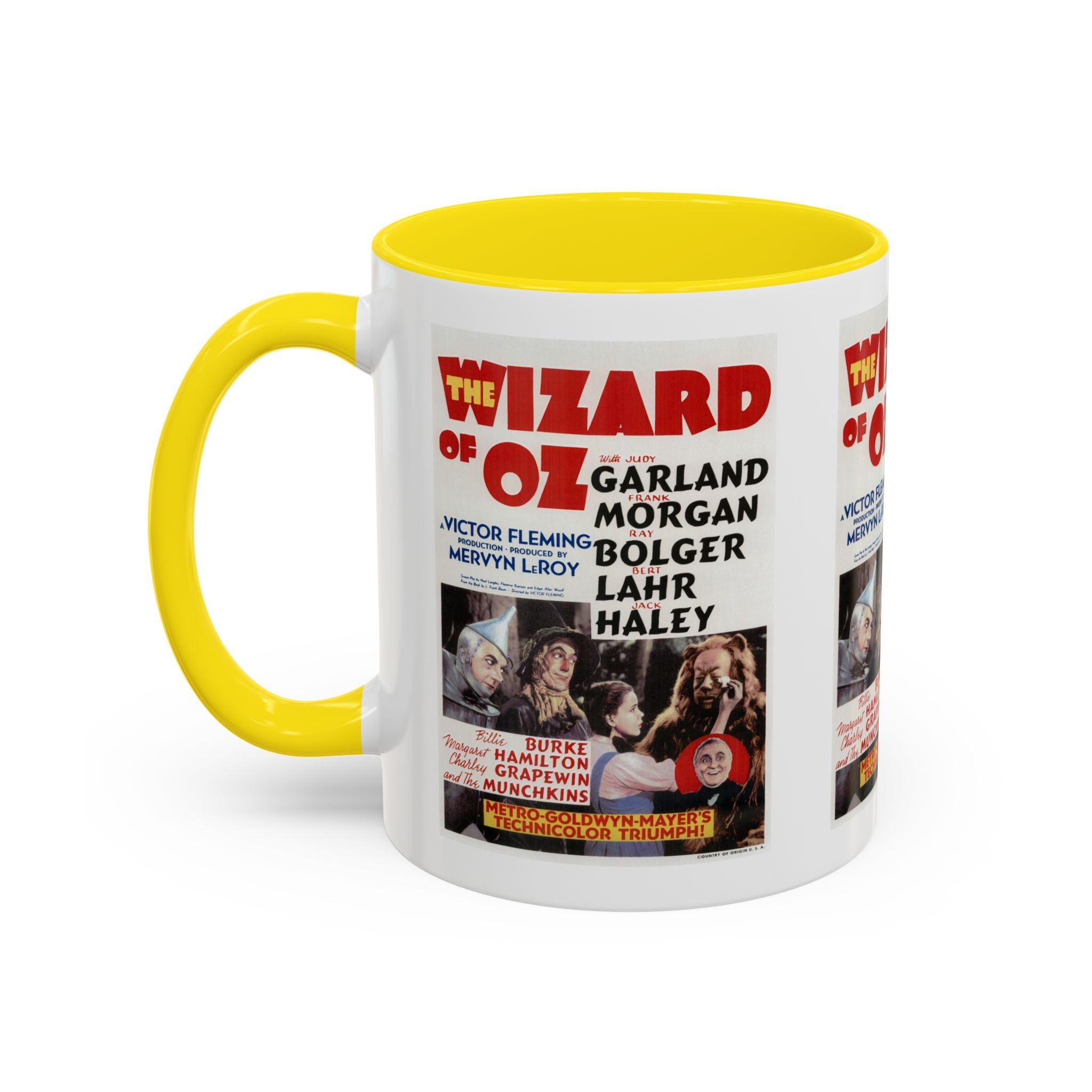 Cult Classic Movie Poster Art Accent Coffee Mug (11, 15oz) - Wizard Of Oz Original Poster 1939 - POPvault