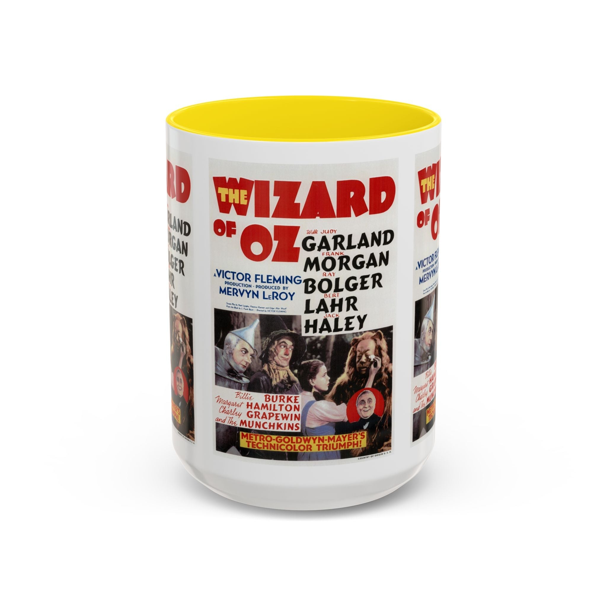 Cult Classic Movie Poster Art Accent Coffee Mug (11, 15oz) - Wizard Of Oz Original Poster 1939 - POPvault