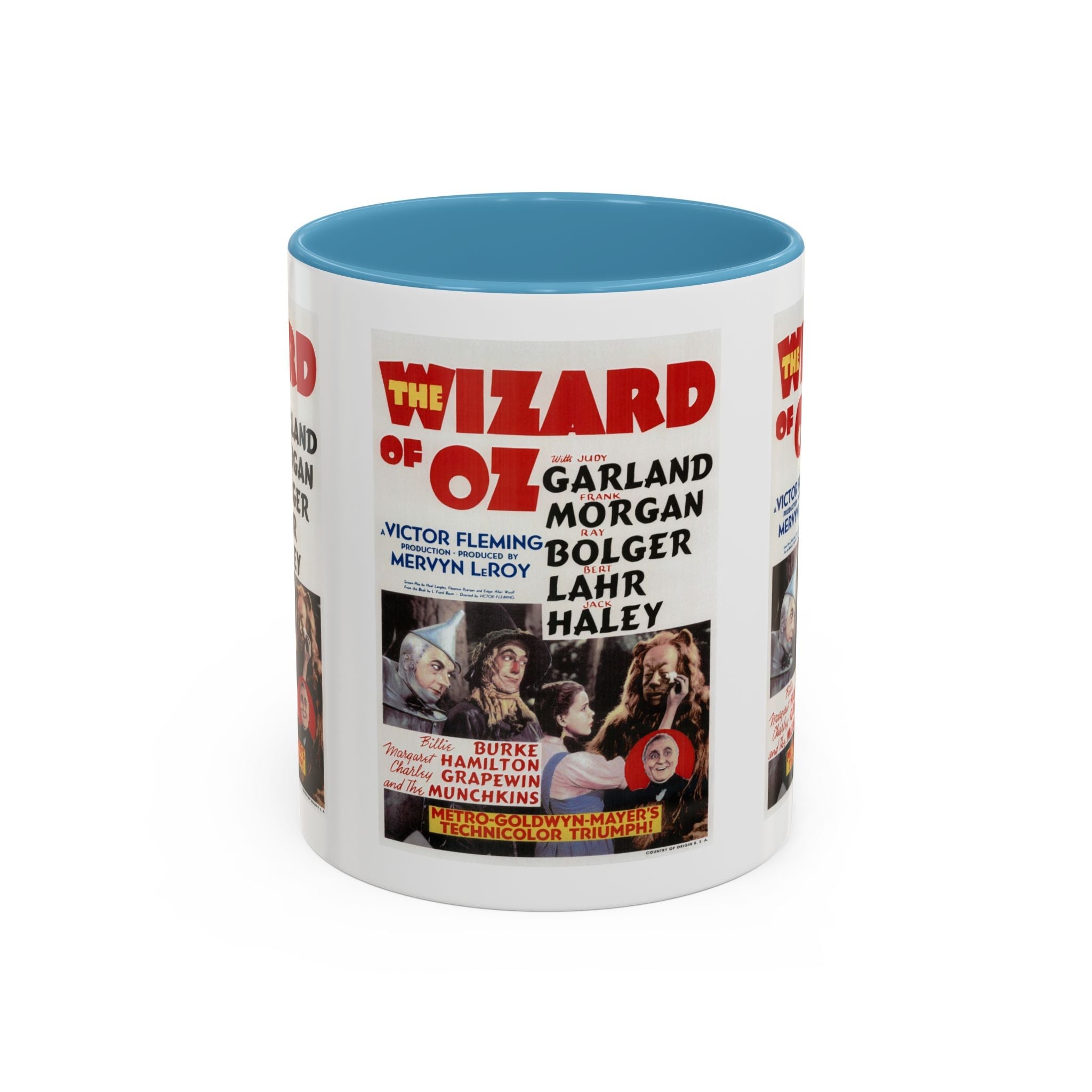 Cult Classic Movie Poster Art Accent Coffee Mug (11, 15oz) - Wizard Of Oz Original Poster 1939 - POPvault