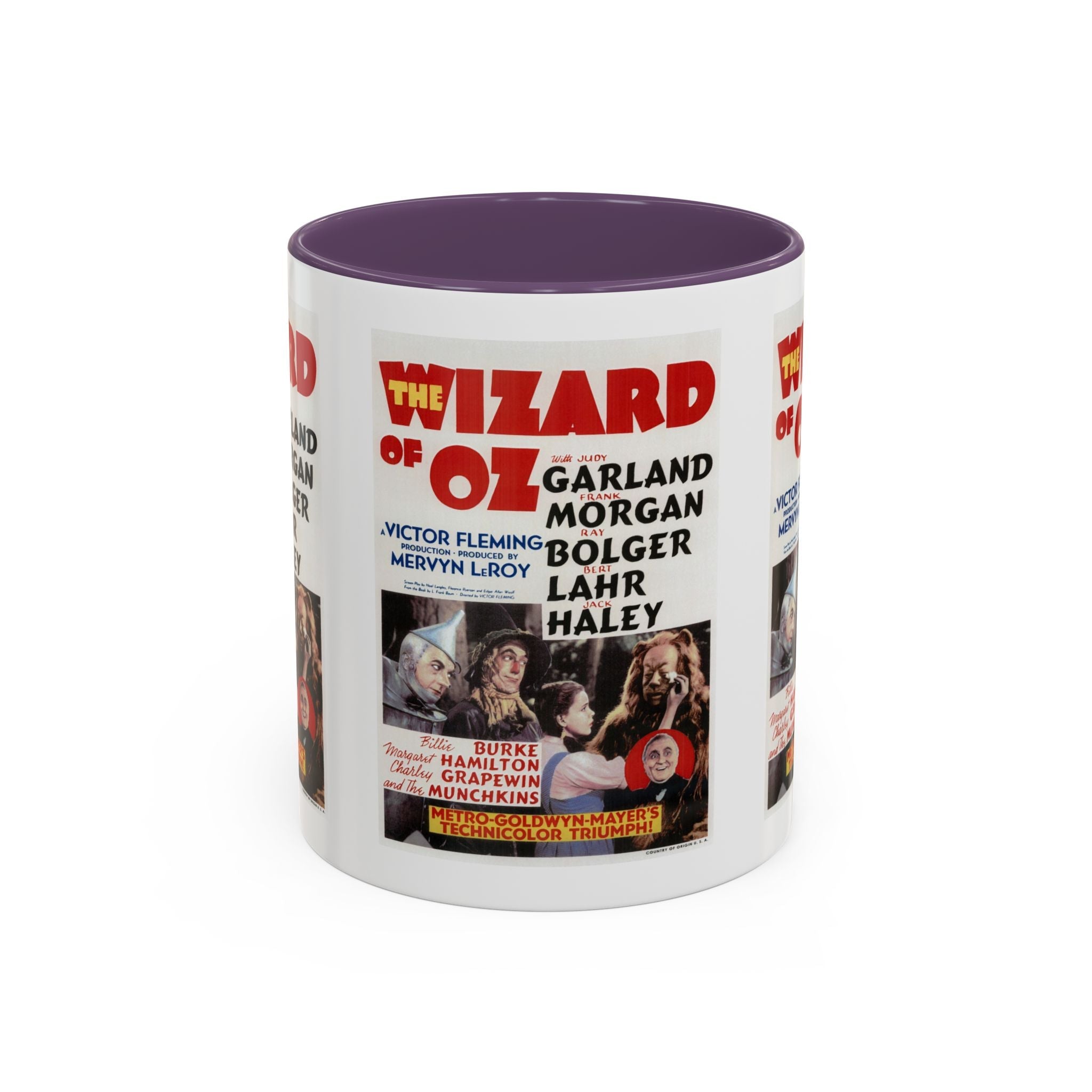 Cult Classic Movie Poster Art Accent Coffee Mug (11, 15oz) - Wizard Of Oz Original Poster 1939 - POPvault