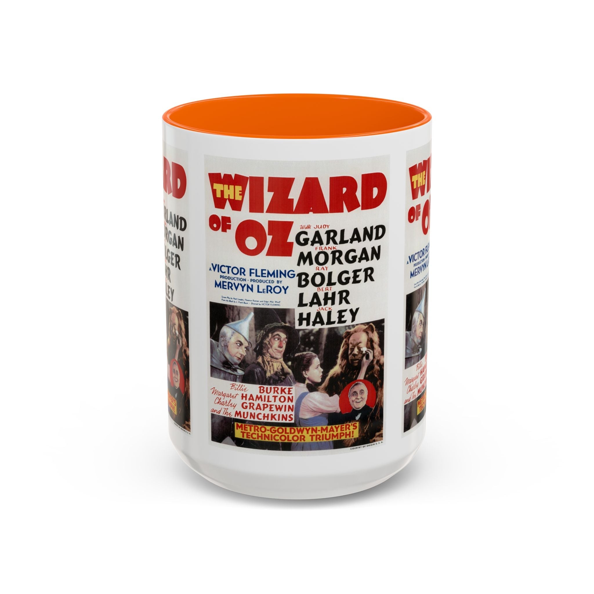 Cult Classic Movie Poster Art Accent Coffee Mug (11, 15oz) - Wizard Of Oz Original Poster 1939 - POPvault