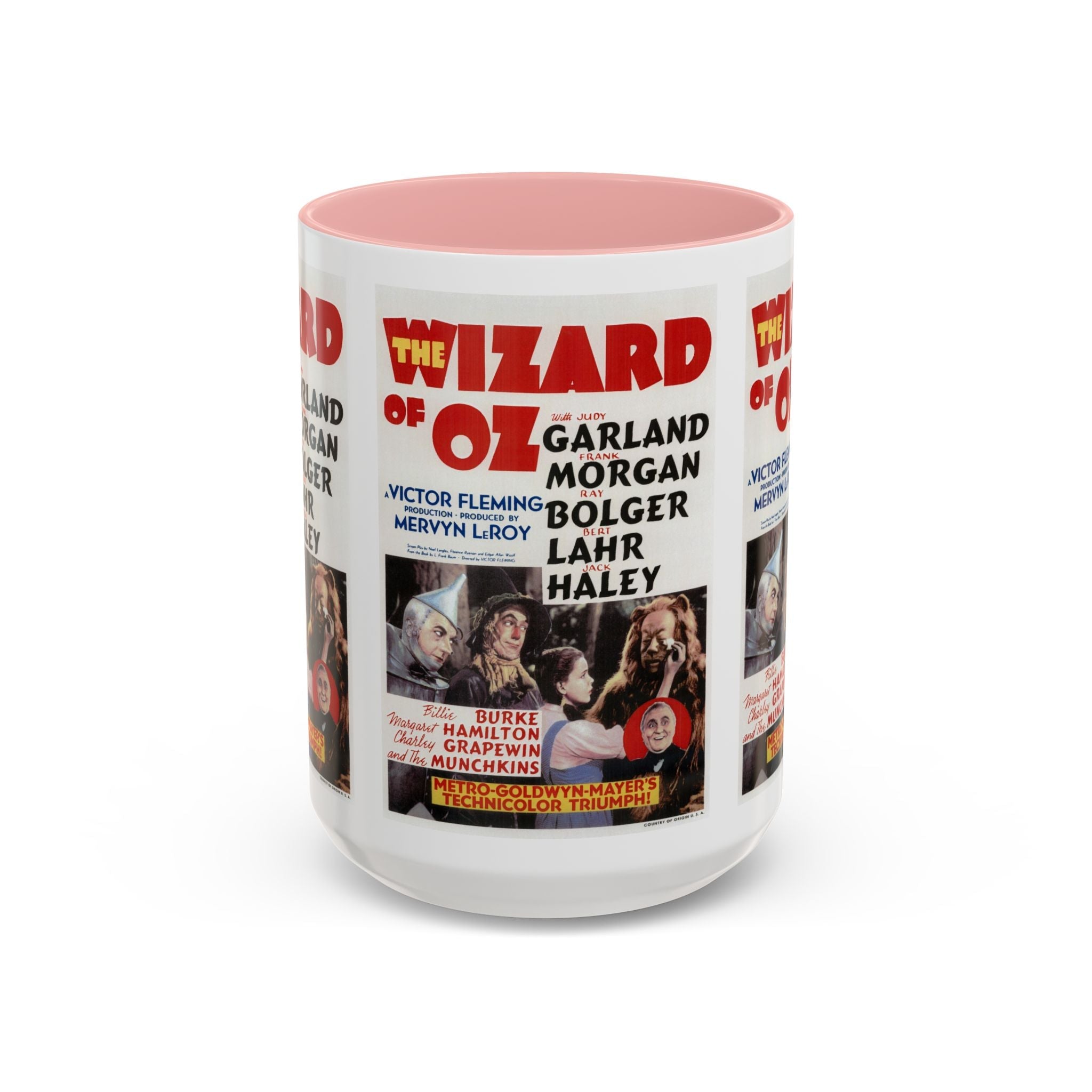 Cult Classic Movie Poster Art Accent Coffee Mug (11, 15oz) - Wizard Of Oz Original Poster 1939 - POPvault
