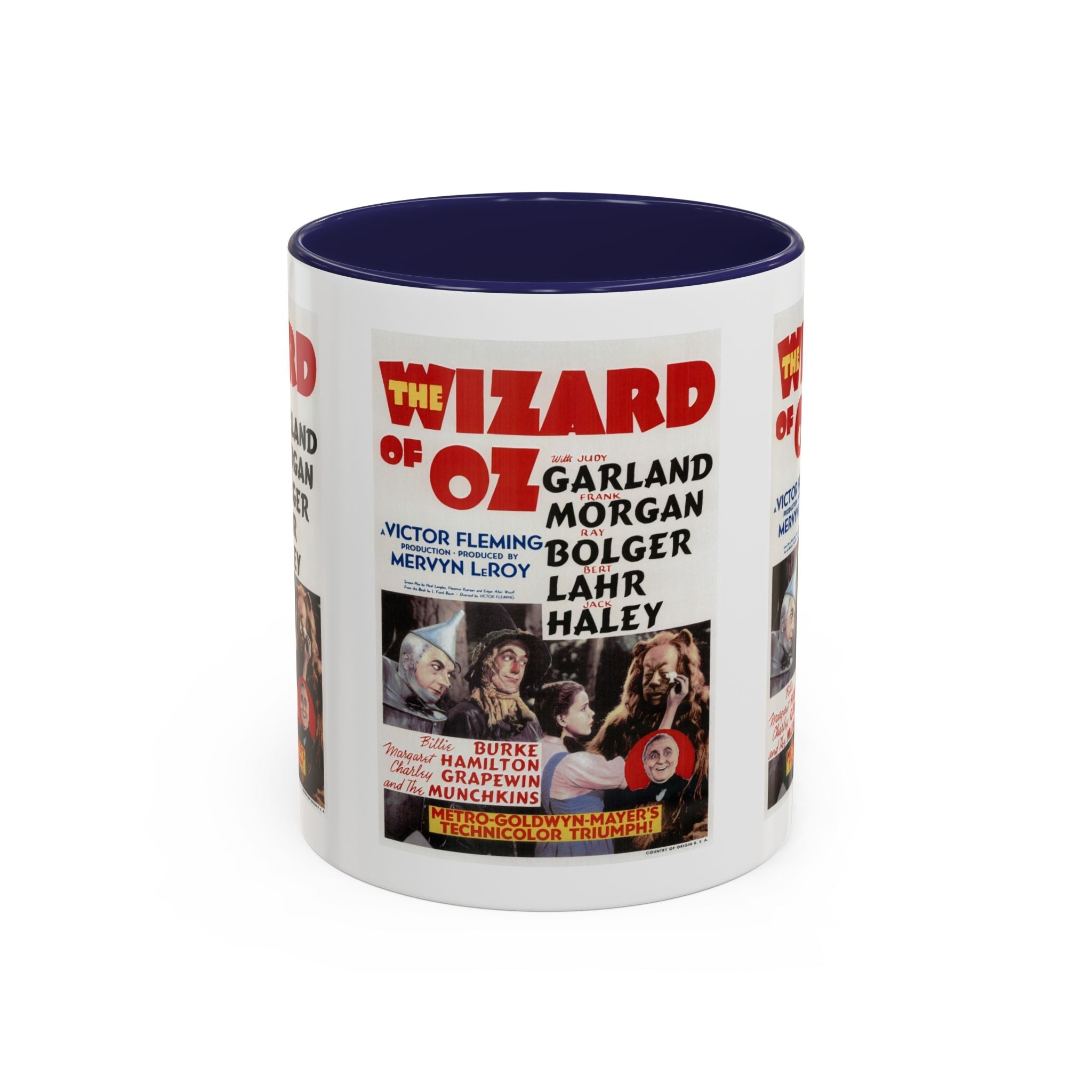 Cult Classic Movie Poster Art Accent Coffee Mug (11, 15oz) - Wizard Of Oz Original Poster 1939 - POPvault