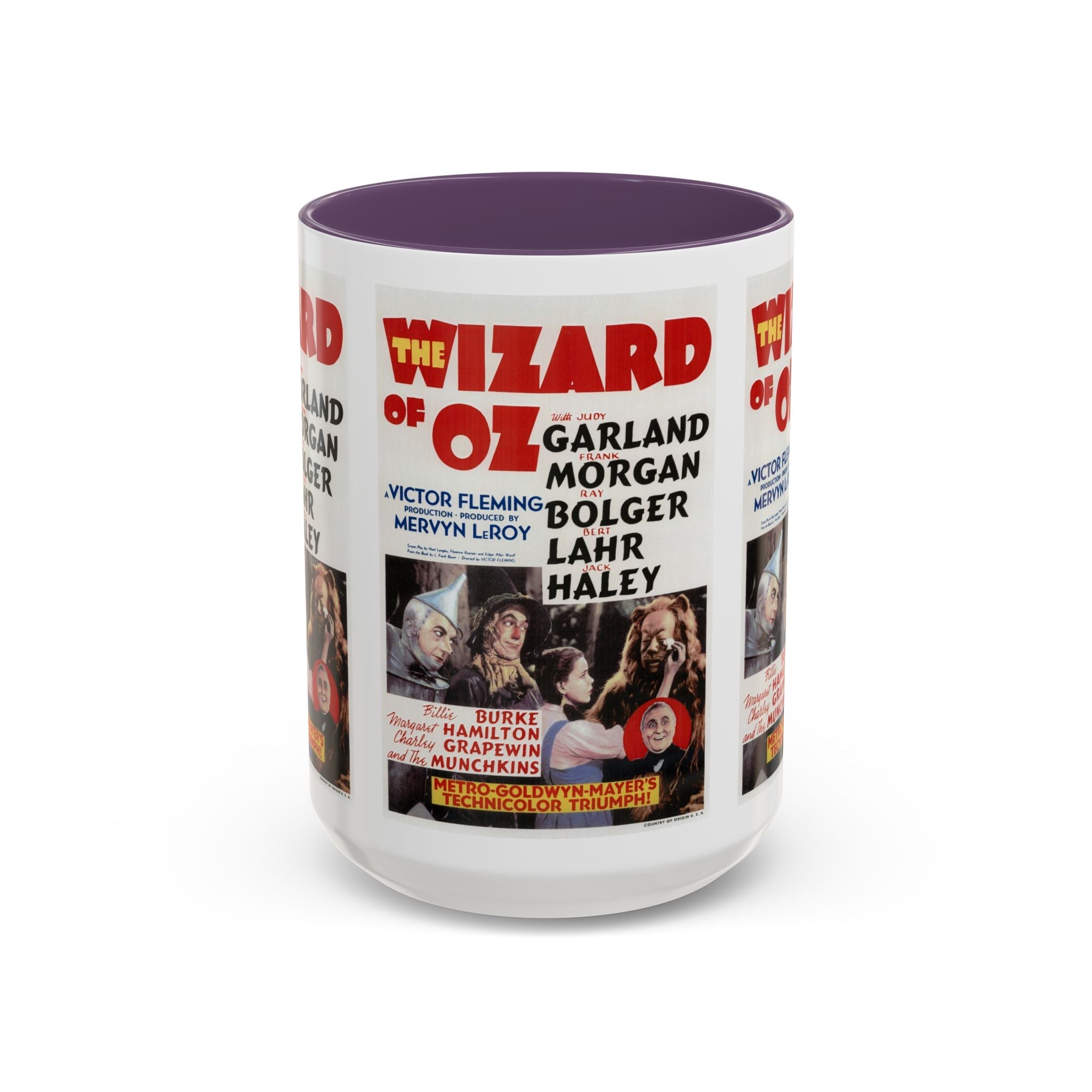 Cult Classic Movie Poster Art Accent Coffee Mug (11, 15oz) - Wizard Of Oz Original Poster 1939 - POPvault