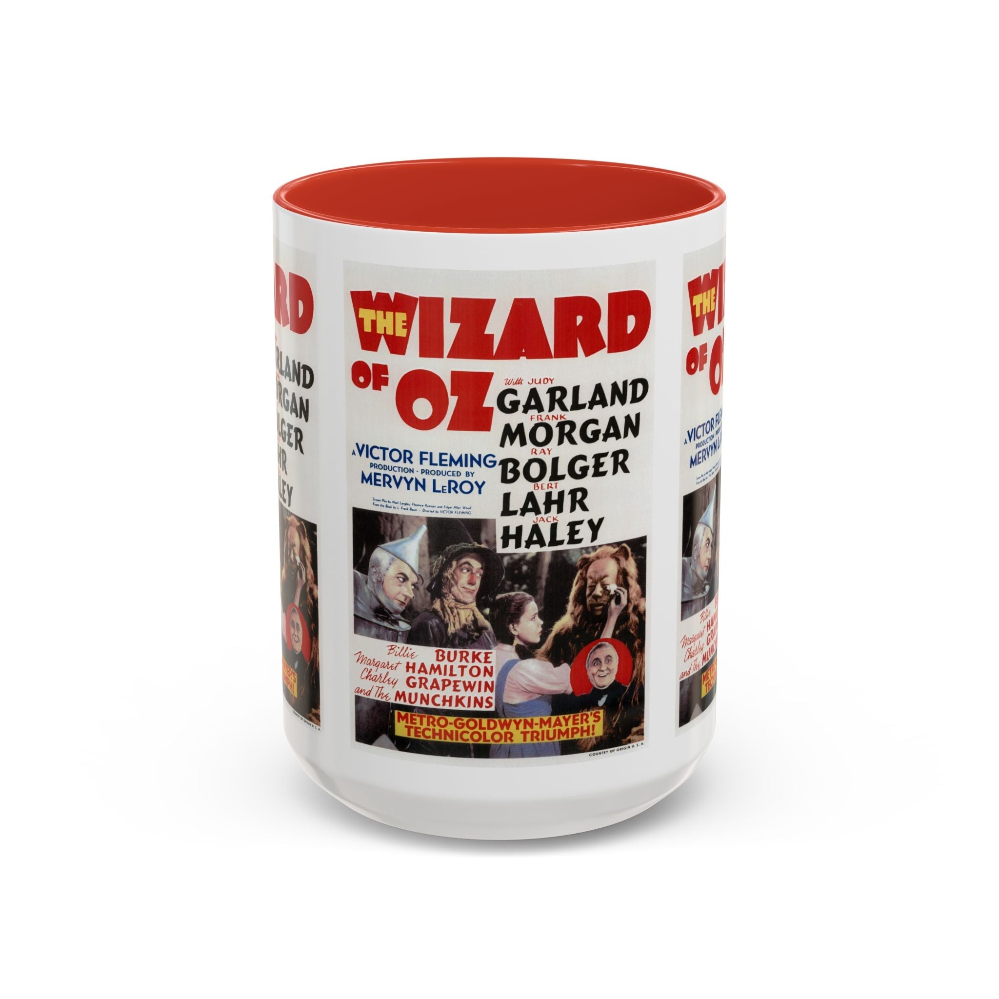 Cult Classic Movie Poster Art Accent Coffee Mug (11, 15oz) - Wizard Of Oz Original Poster 1939 - POPvault