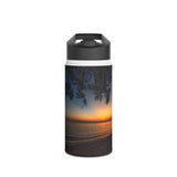 Custom Beach Life Vistas Anna Marie Island 3 Stainless Steel Water Bottle, Standard Lid - POPvault