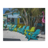 Custom Beach Life Beach Vistas Beach Chairs Jigsaw Puzzle (252 or 500 PC) - POPvault - Back-to-School - Fall Picks - Games