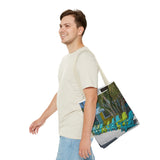 Custom Beach Life Vistas Beach Chairs Tote Bag - POPvault