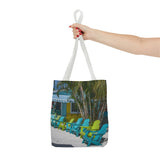 Custom Beach Life Vistas Beach Chairs Tote Bag - POPvault