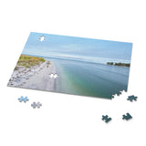 Custom Beach Life Beach Vistas Beach Cross Jigsaw Puzzle (252 or 500 PC) - POPvault - Back-to-School - Fall Picks - Games