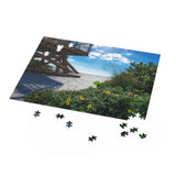 Custom Beach Life Beach Vistas Beach Flowers Jigsaw Puzzle (252 or 500 PC) - POPvault - Back-to-School - Fall Picks - Games