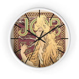 Custom Masters of Art Alphonse Mucha Job Premium Wall Clock - POPvault
