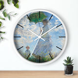 Custom Masters of Art Claude Monet Madame Monet and Her Son Premium Wall Clock - POPvault