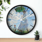 Custom Masters of Art Claude Monet Madame Monet and Her Son Premium Wall Clock - POPvault