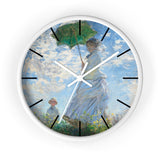 Custom Masters of Art Claude Monet Madame Monet and Her Son Premium Wall Clock - POPvault