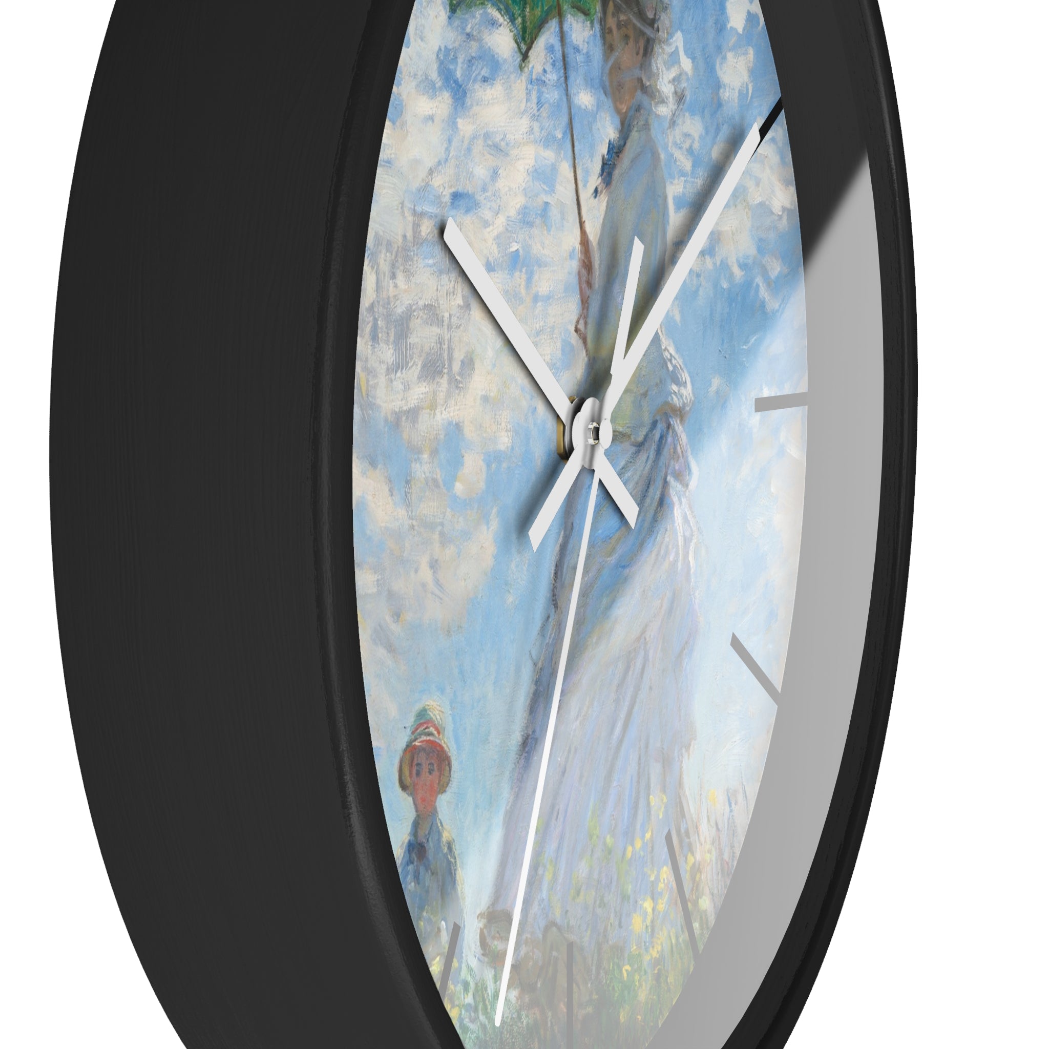 Custom Masters of Art Claude Monet Madame Monet and Her Son Premium Wall Clock - POPvault