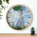 Custom Masters of Art Claude Monet Madame Monet and Her Son Premium Wall Clock - POPvault