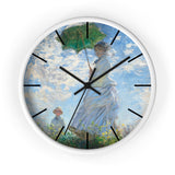 Custom Masters of Art Claude Monet Madame Monet and Her Son Premium Wall Clock - POPvault