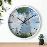 Custom Masters of Art Claude Monet Madame Monet and Her Son Premium Wall Clock - POPvault