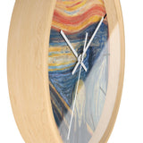 Custom Masters of Art Edvard Munch The Scream Color Premium Wall Clock - POPvault