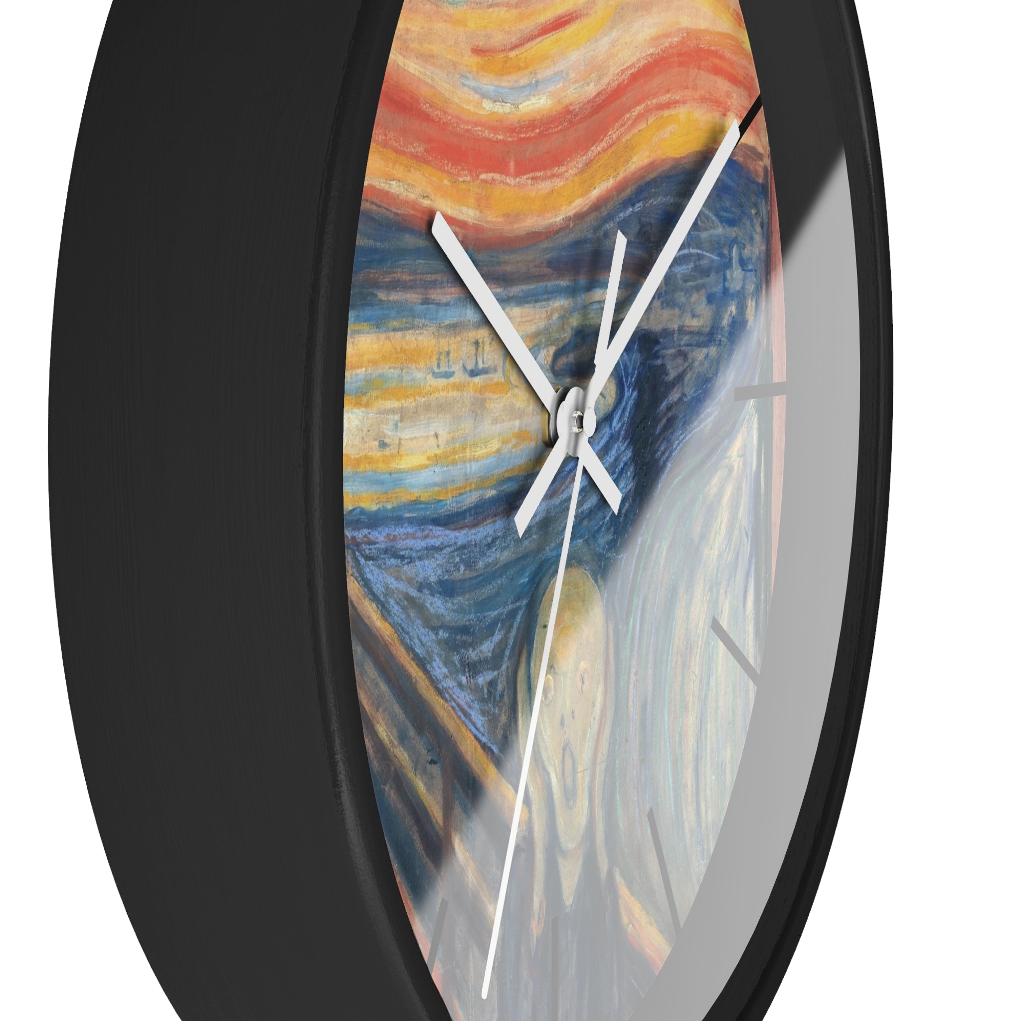 Custom Masters of Art Edvard Munch The Scream Color Premium Wall Clock - POPvault