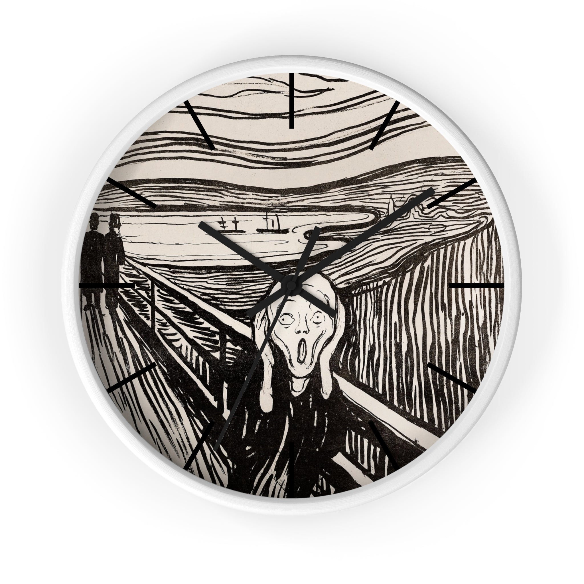 Custom Masters of Art Edvard Munch The Scream Premium Wall Clock - POPvault