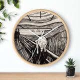 Custom Masters of Art Edvard Munch The Scream Premium Wall Clock - POPvault