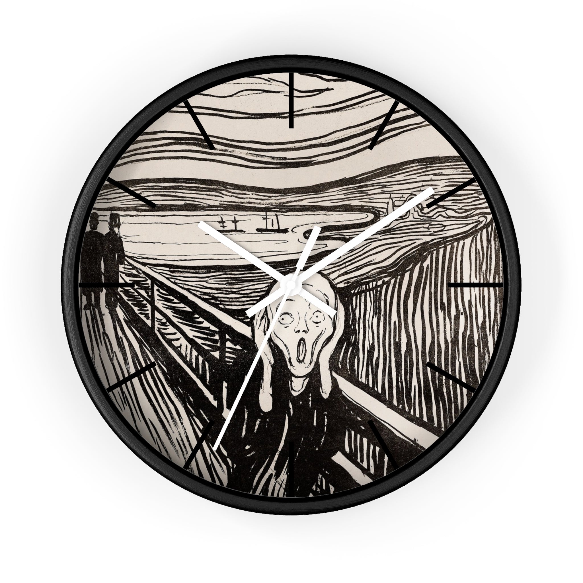 Custom Masters of Art Edvard Munch The Scream Premium Wall Clock - POPvault