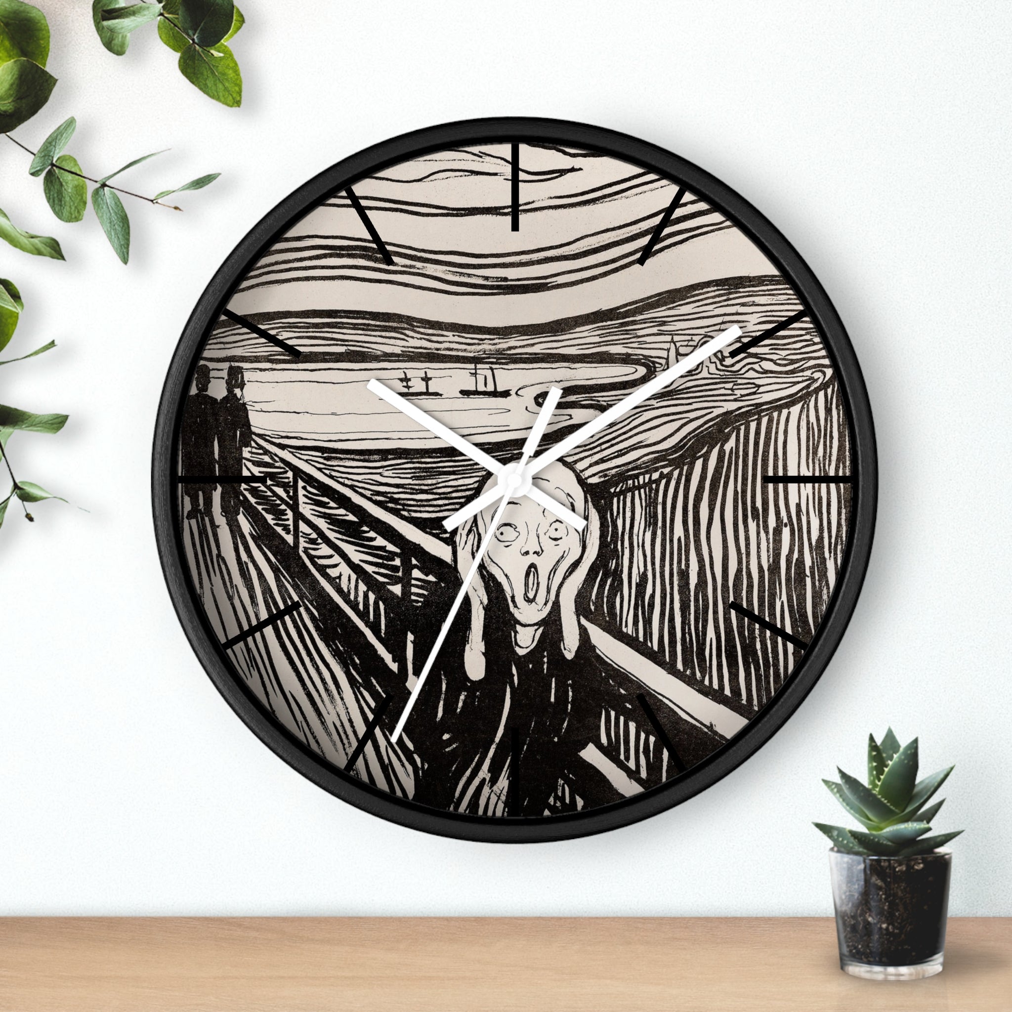 Custom Masters of Art Edvard Munch The Scream Premium Wall Clock - POPvault