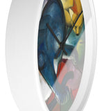 Custom Masters of Art Franz Marc Two Cats, Blue and Yellow Premium Wall Clock - POPvault