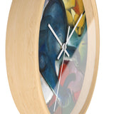 Custom Masters of Art Franz Marc Two Cats, Blue and Yellow Premium Wall Clock - POPvault