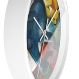 Custom Masters of Art Franz Marc Two Cats, Blue and Yellow Premium Wall Clock - POPvault