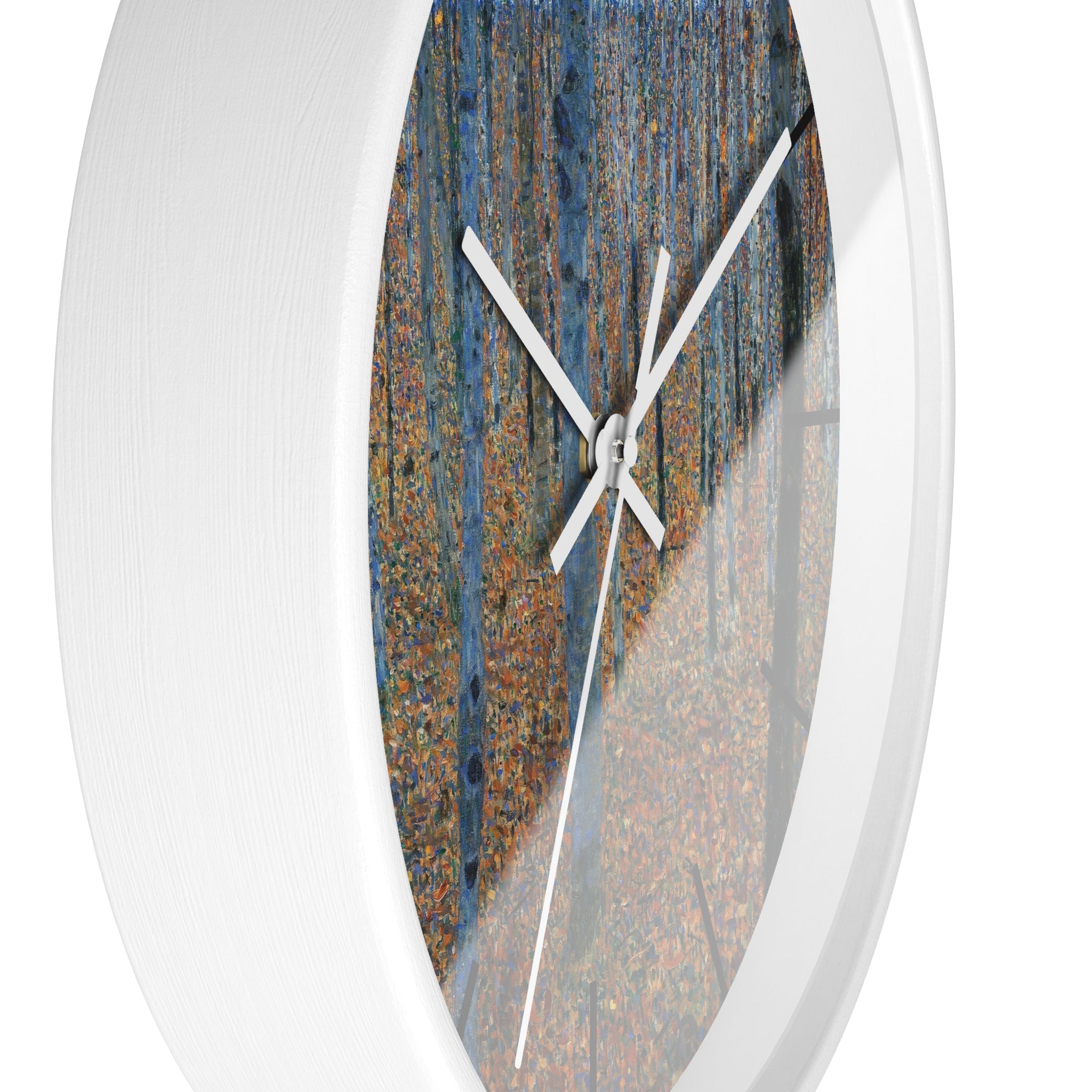 Custom Masters of Art Gustav Klimt Beech Grove Premium Wall Clock - POPvault