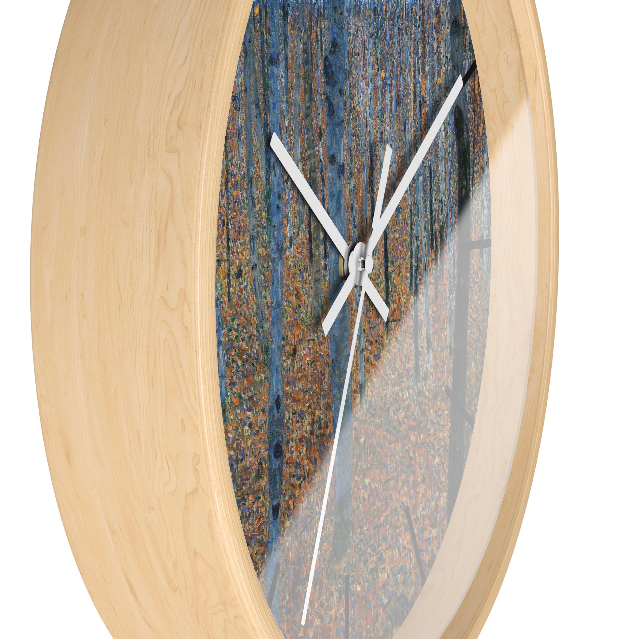 Custom Masters of Art Gustav Klimt Beech Grove Premium Wall Clock - POPvault