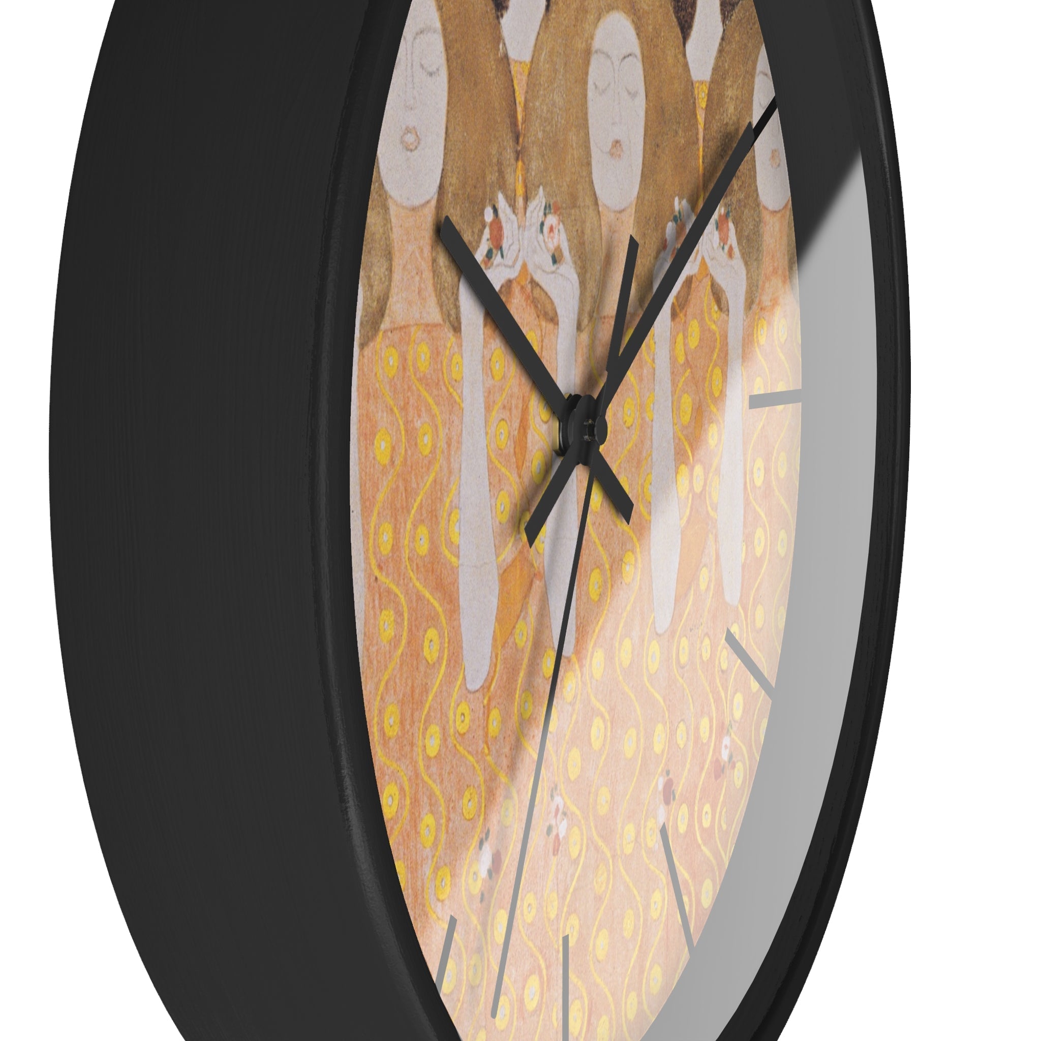 Custom Masters of Art Gustav Klimt Beethoven Frieze Premium Wall Clock - POPvault