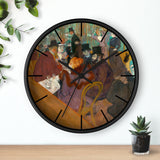 Custom Masters of Art Henri de Toulouse–Lautrec At the Moulin Rouge Premium Wall Clock - POPvault