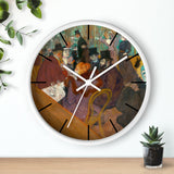 Custom Masters of Art Henri de Toulouse–Lautrec At the Moulin Rouge Premium Wall Clock - POPvault