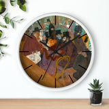 Custom Masters of Art Henri de Toulouse–Lautrec At the Moulin Rouge Premium Wall Clock - POPvault