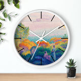 Custom Masters of Art Henri - Edmond Cross Two Women by the Shore, Mediterranean Premium Wall Clock - POPvault