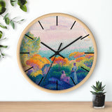 Custom Masters of Art Henri - Edmond Cross Two Women by the Shore, Mediterranean Premium Wall Clock - POPvault