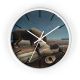 Custom Masters of Art Henri Rousseau The Sleeping Gypsy (La Bohémienne endormie) Premium Wall Clock - POPvault